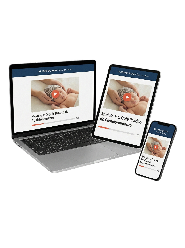 Mockup do curso Resolvendo a Assimetria Craniana